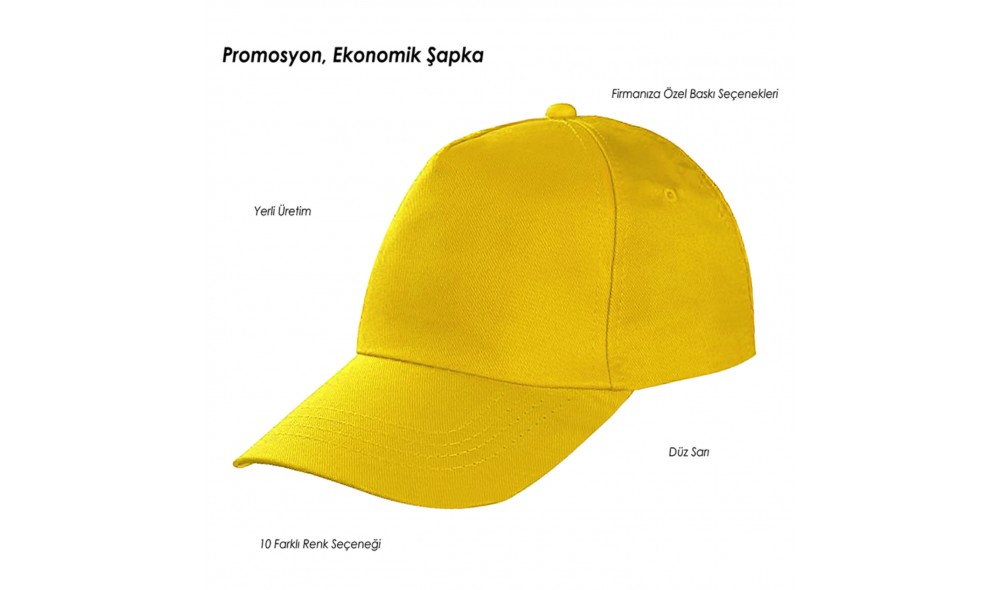 Promosyon Düz Renk Şapka  Yüksükotu